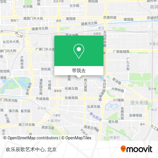 欢乐辰歌艺术中心地图