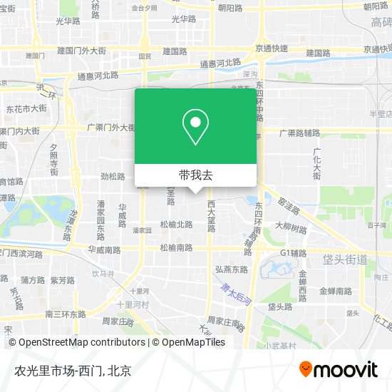 农光里市场-西门地图