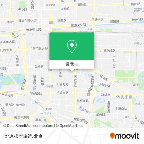 北京松华旅馆地图