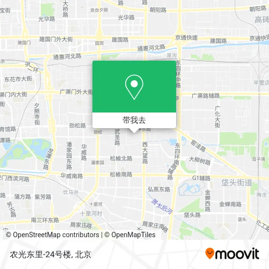 农光东里-24号楼地图