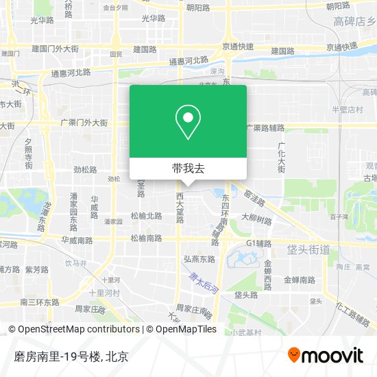 磨房南里-19号楼地图