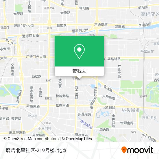 磨房北里社区-219号楼地图