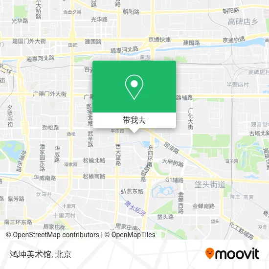 鸿坤美术馆地图