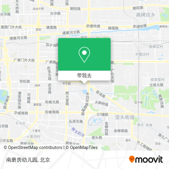南磨房幼儿园地图