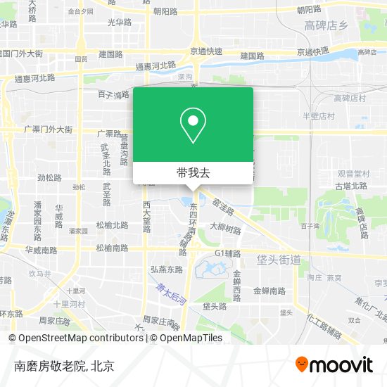 南磨房敬老院地图