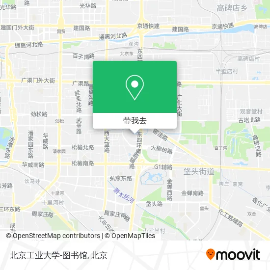 北京工业大学-图书馆地图