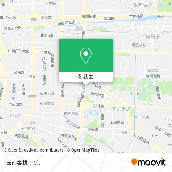 云南客栈地图