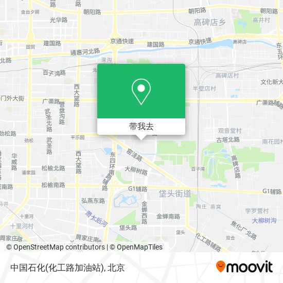 中国石化(化工路加油站)地图