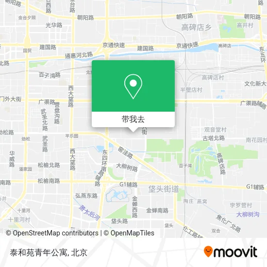 泰和苑青年公寓地图