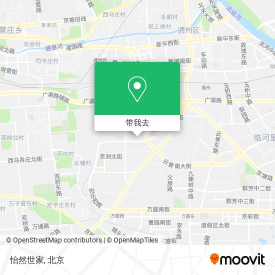 怡然世家地图