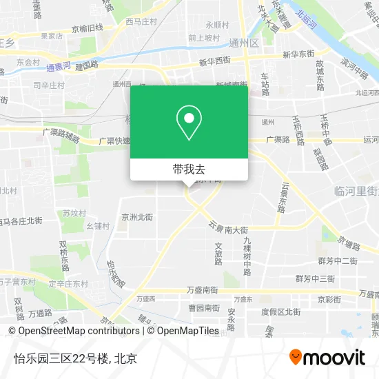 怡乐园三区22号楼地图