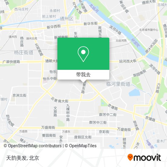 天韵美发地图