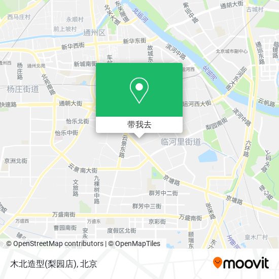 木北造型(梨园店)地图