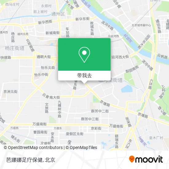 芭娜娜足疗保健地图