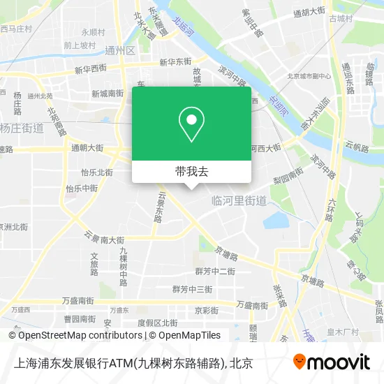 上海浦东发展银行ATM(九棵树东路辅路)地图