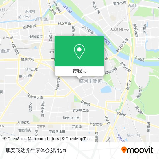 鹏宽飞达养生康体会所地图