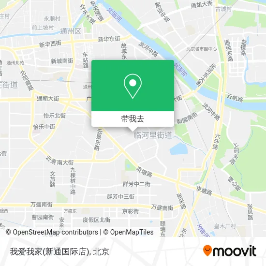 我爱我家(新通国际店)地图