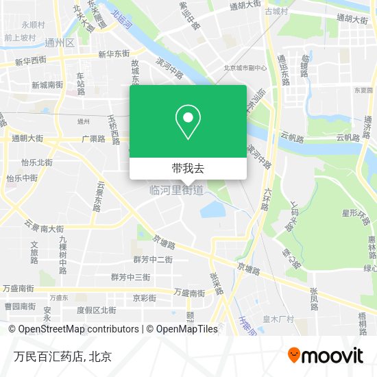 万民百汇药店地图