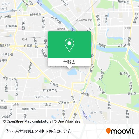 华业·东方玫瑰b区-地下停车场地图