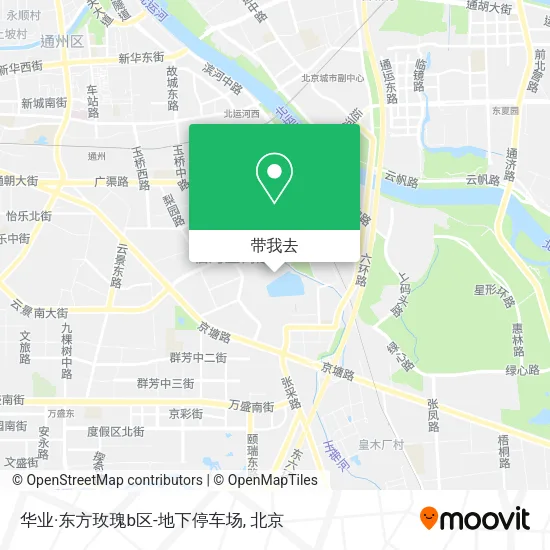 华业·东方玫瑰b区-地下停车场地图
