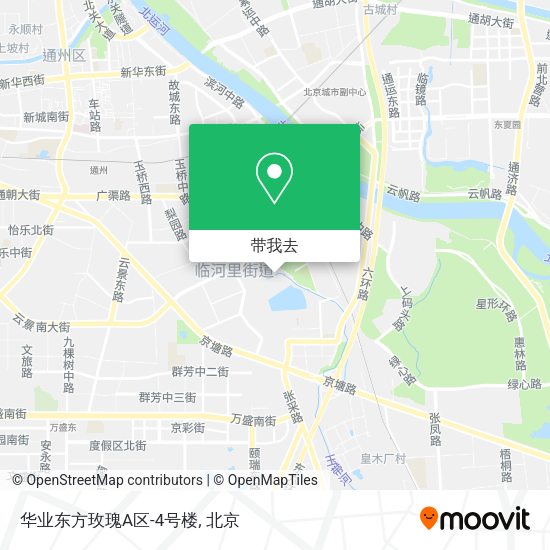 华业东方玫瑰A区-4号楼地图