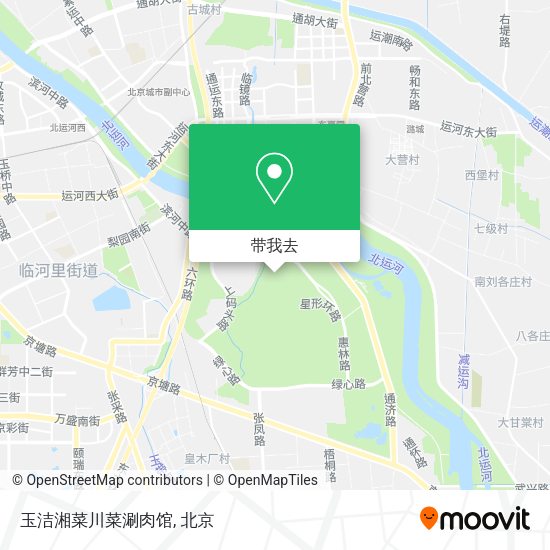 玉洁湘菜川菜涮肉馆地图