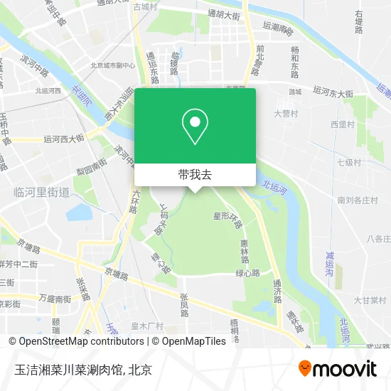 玉洁湘菜川菜涮肉馆地图