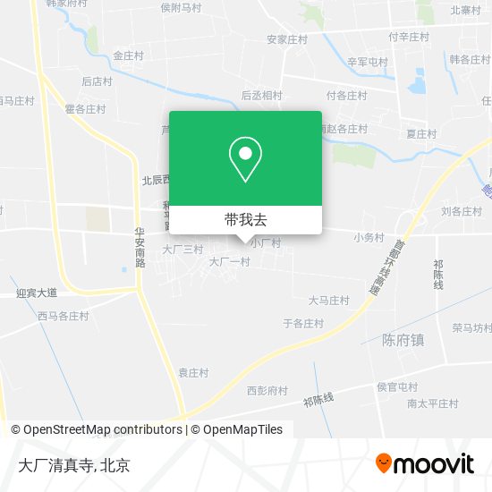 大厂清真寺地图