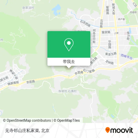 见寺邻山庄私家菜地图