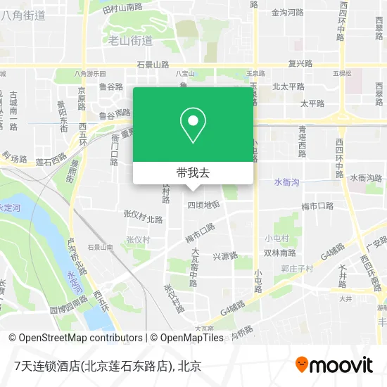 7天连锁酒店(北京莲石东路店)地图