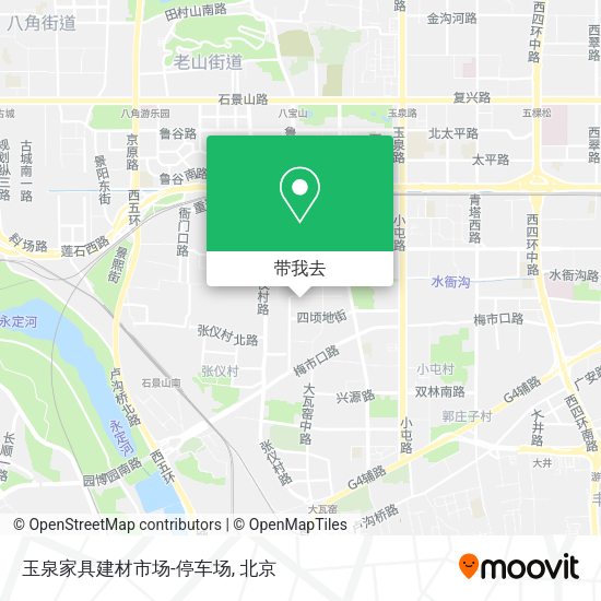 玉泉家具建材市场-停车场地图