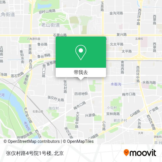 张仪村路4号院1号楼地图