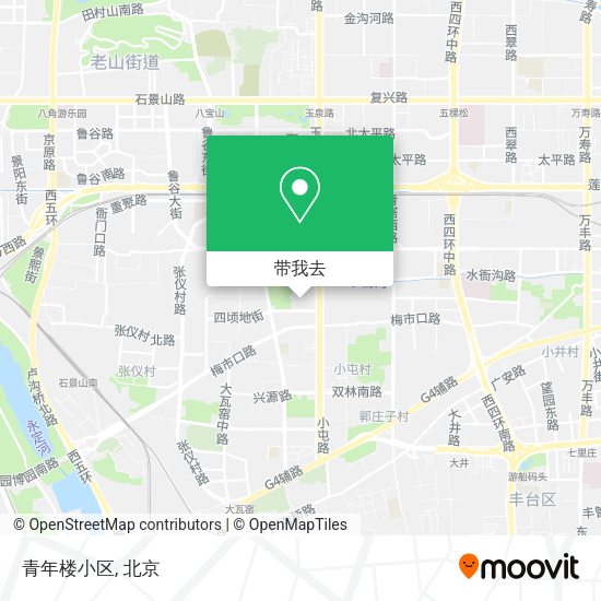 青年楼小区地图