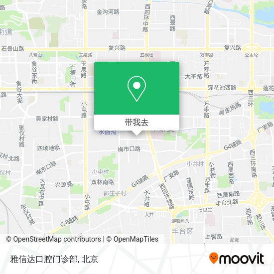 雅信达口腔门诊部地图