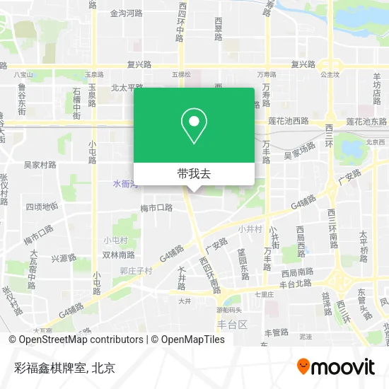 彩福鑫棋牌室地图