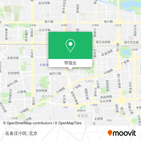 岳各庄小区地图