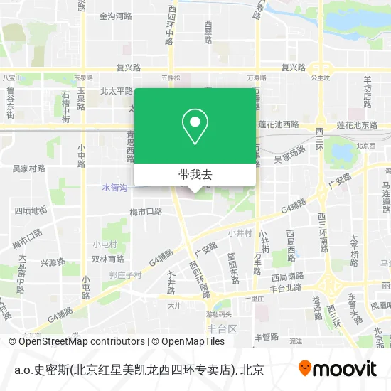 a.o.史密斯(北京红星美凯龙西四环专卖店)地图
