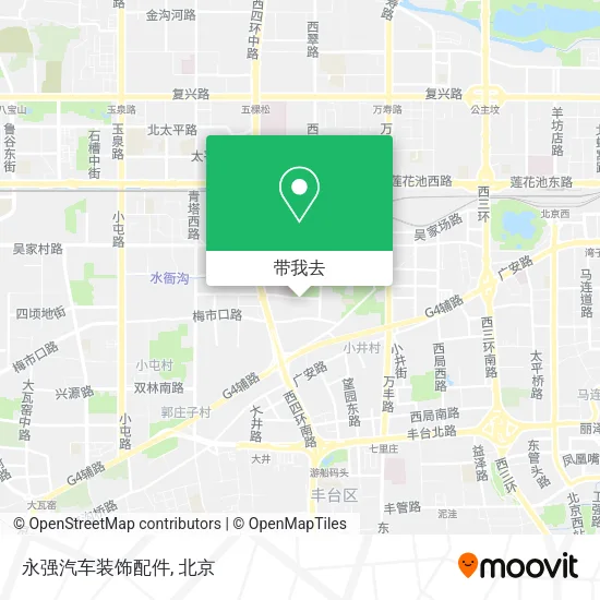 永强汽车装饰配件地图