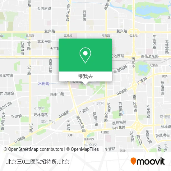 北京三0二医院招待所地图