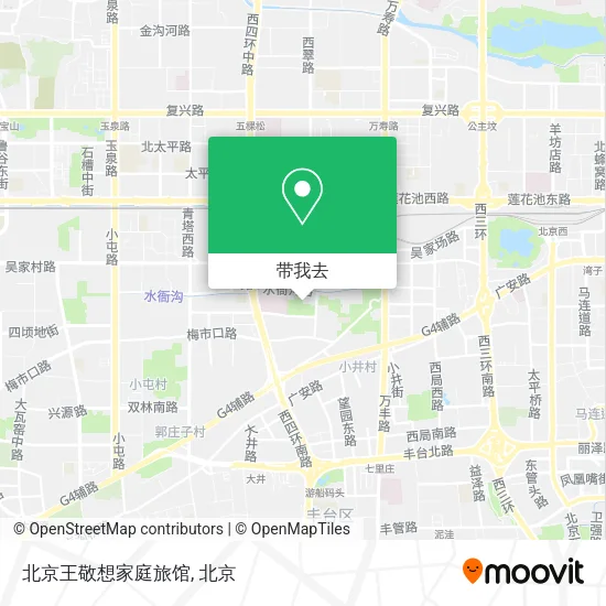 北京王敬想家庭旅馆地图