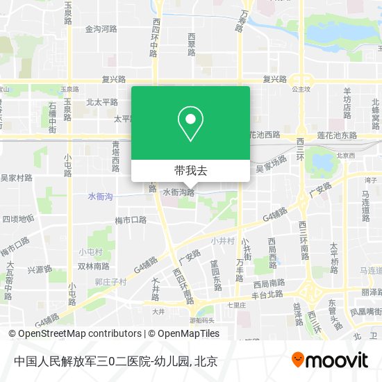 中国人民解放军三0二医院-幼儿园地图