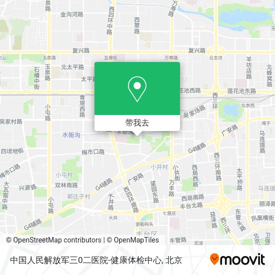 中国人民解放军三0二医院-健康体检中心地图