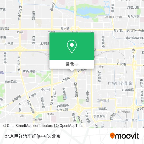 北京巨祥汽车维修中心地图