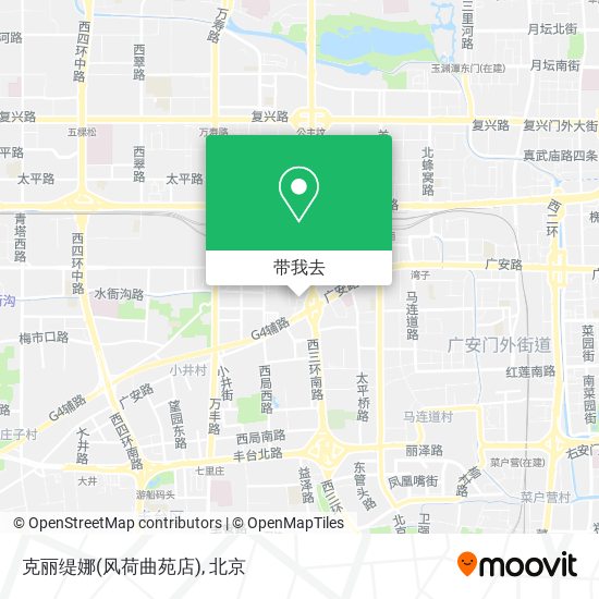 克丽缇娜(风荷曲苑店)地图