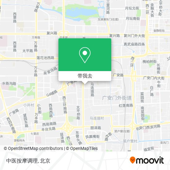中医按摩调理地图