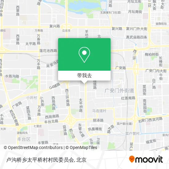 卢沟桥乡太平桥村村民委员会地图