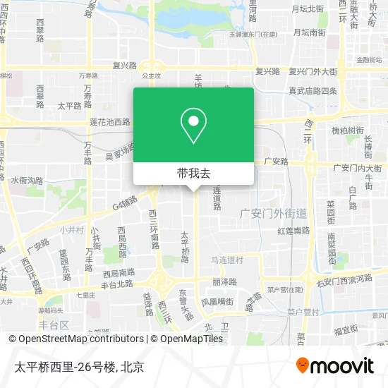 太平桥西里-26号楼地图
