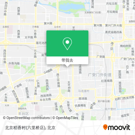 北京稻香村(六里桥店)地图