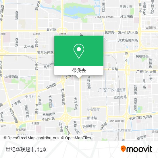 世纪华联超市地图