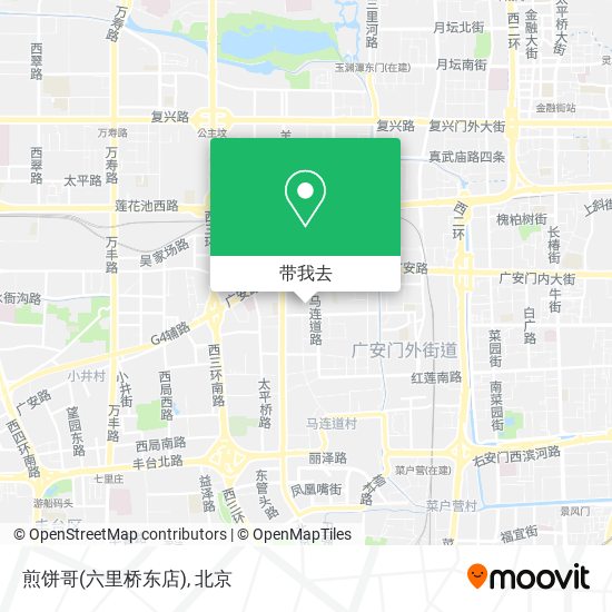 煎饼哥(六里桥东店)地图